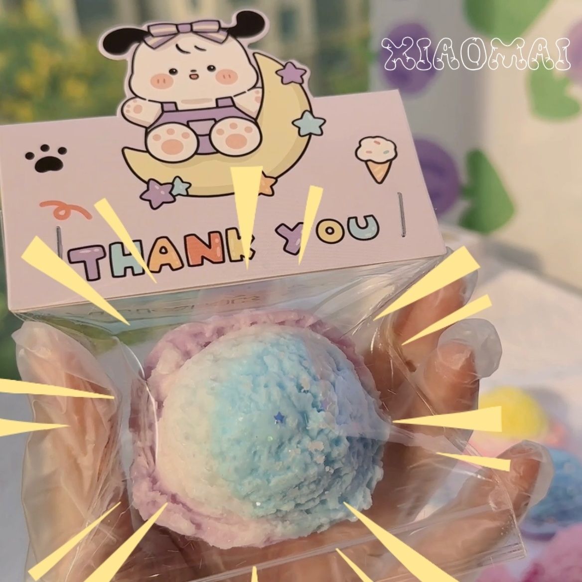 Handmade Ice Cream Soft Stress Relief Taba Squishy Toy