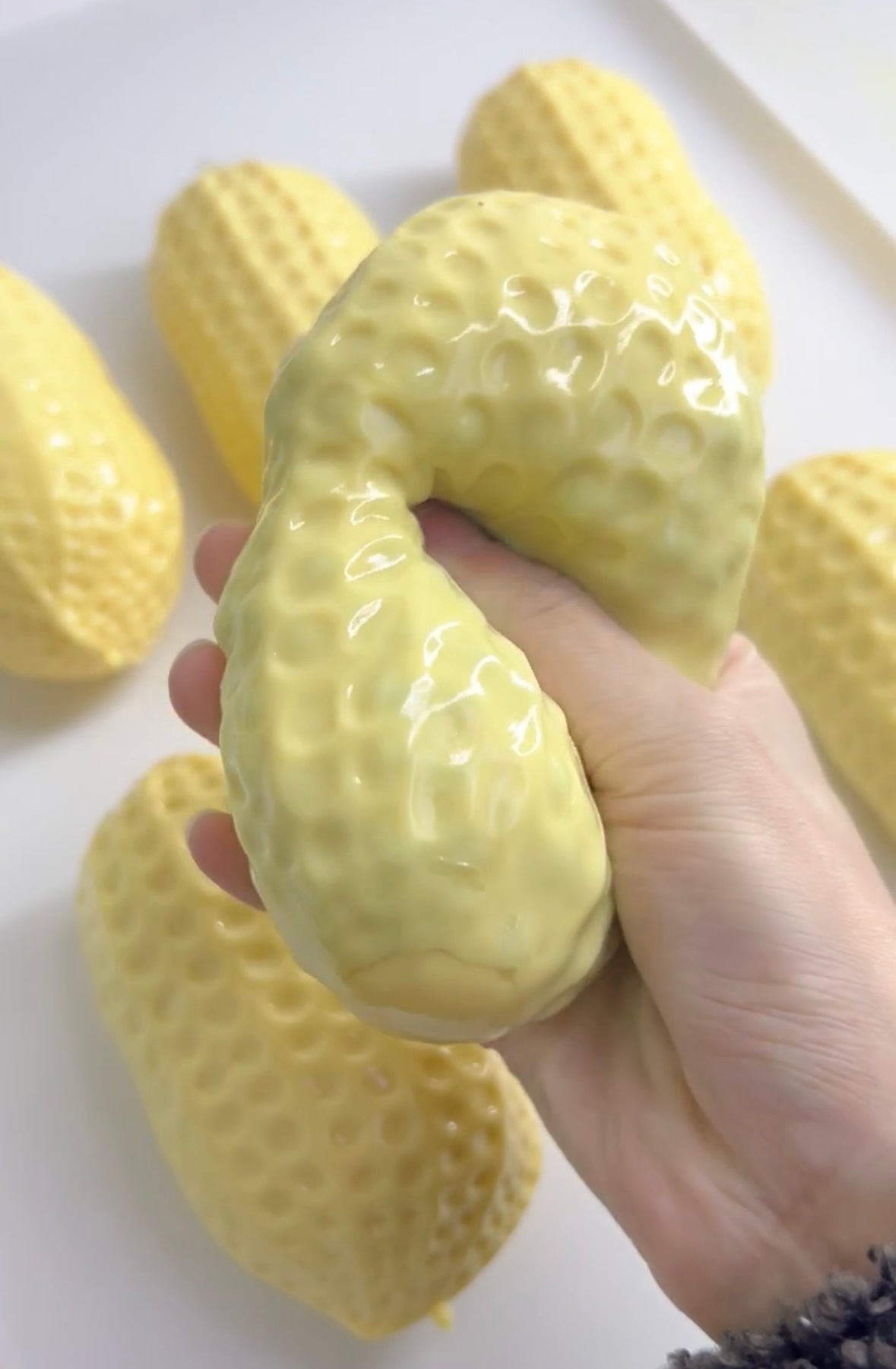 Handmade Peanut Stress Ball Three Different Feel Ball