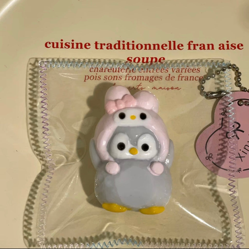 Handmade Mini Penguin Taba Squishy Toy