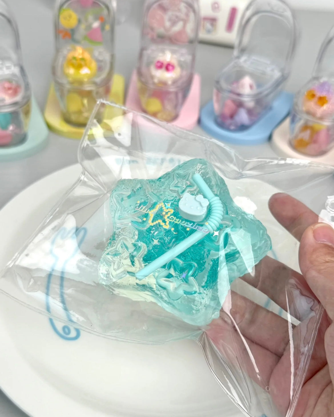 Star Liquid Filler Squishy Stress Relief Decompression Toy