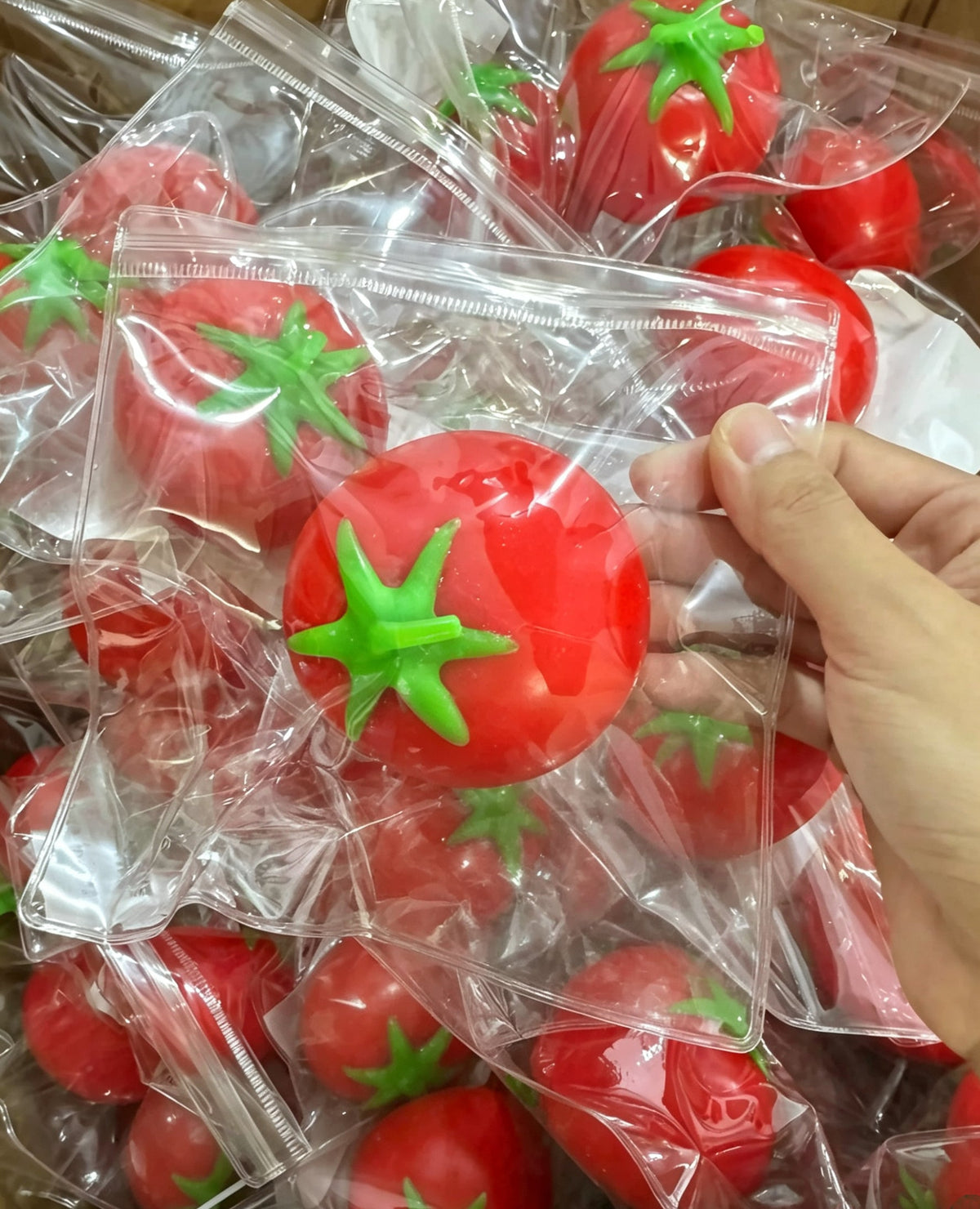 Crunchy Tomato Stress Ball Squishy Stress Relief FidgetToy