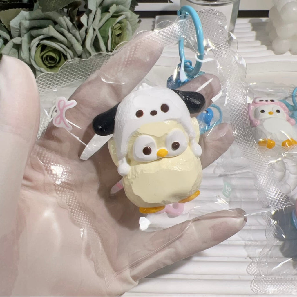 Handmade Mini Penguin Taba Squishy Toy