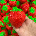 Crunchy Strawberry Stress Ball Squishy Stress Relief Decompression Toy