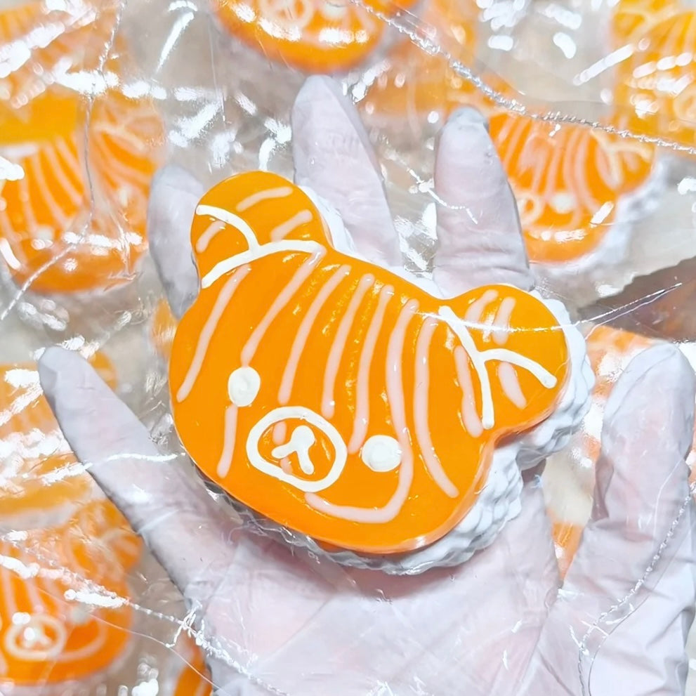 Handmade Silicone Salmon Bear Taba Squishy Toy