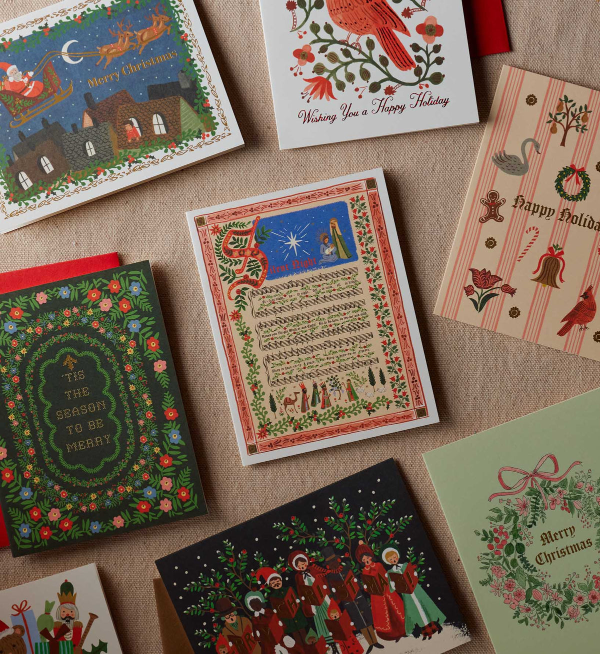 Alpine Holiday Card - Single Card