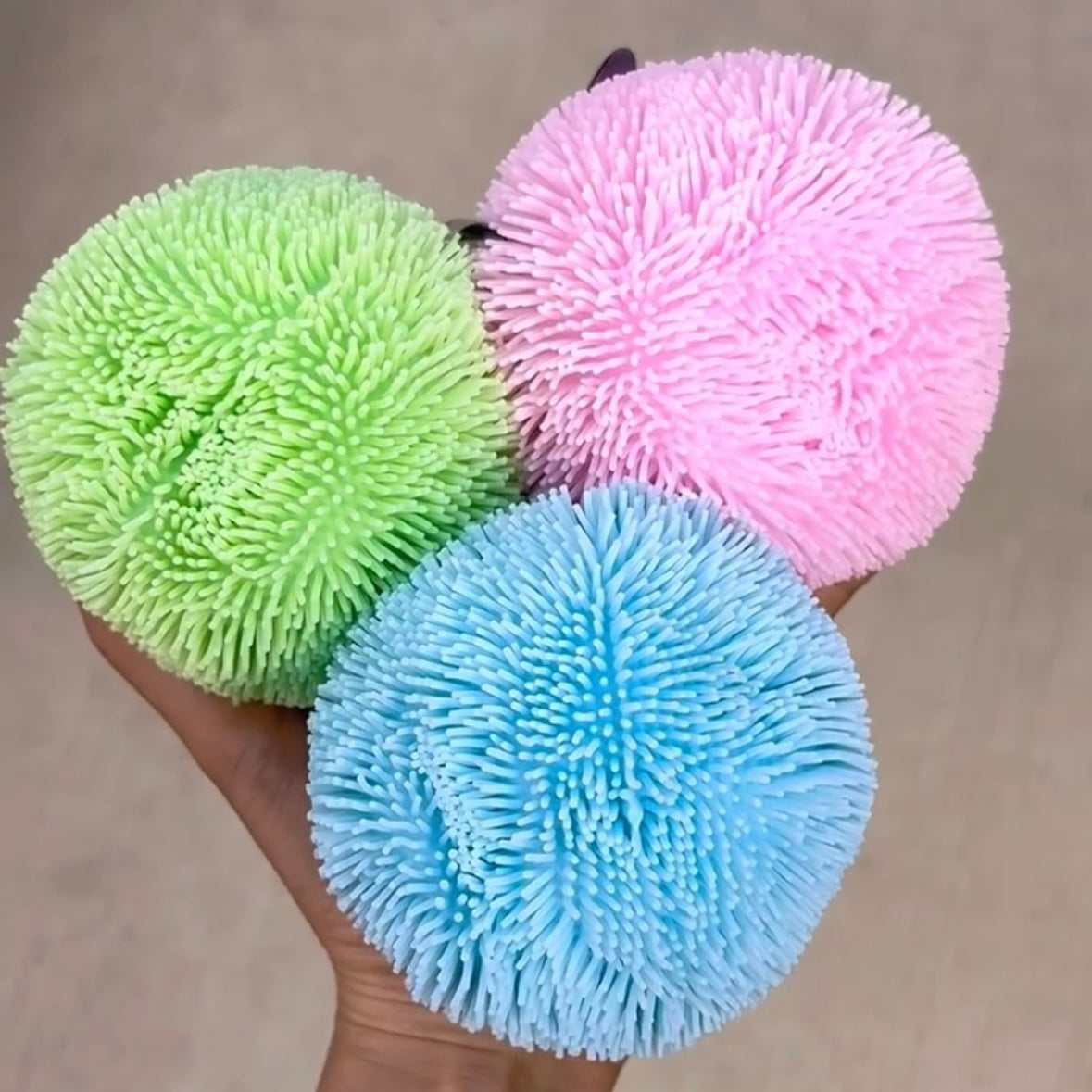 Crunchy / Crisp Satisfying Sound Fluffy Ball Handmade Stress Ball