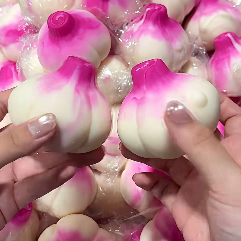 Crunchy Onion Bead & Clay Base Stress Ball Squishy Stress Relief Decompression Toy