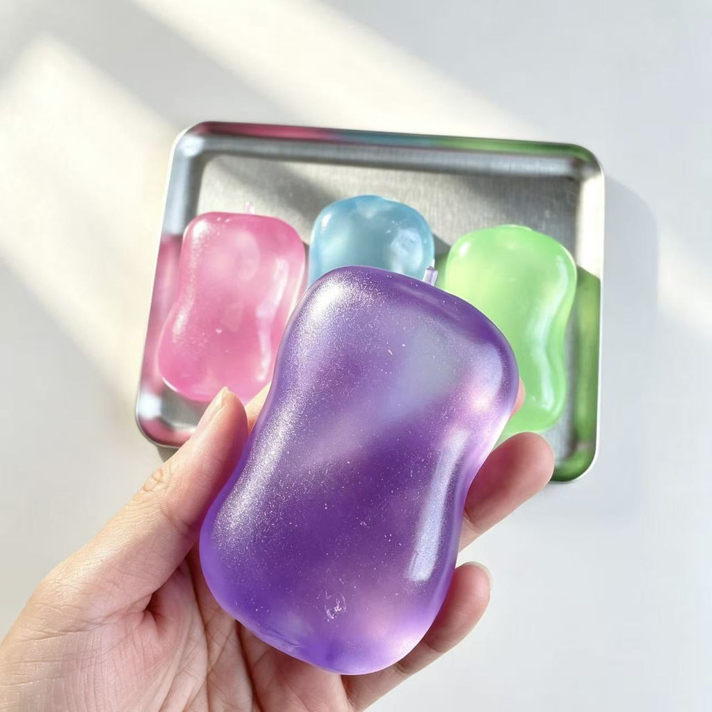 Crunchy Soap Shape Bead & Clay Base Handmade Stress Balls
