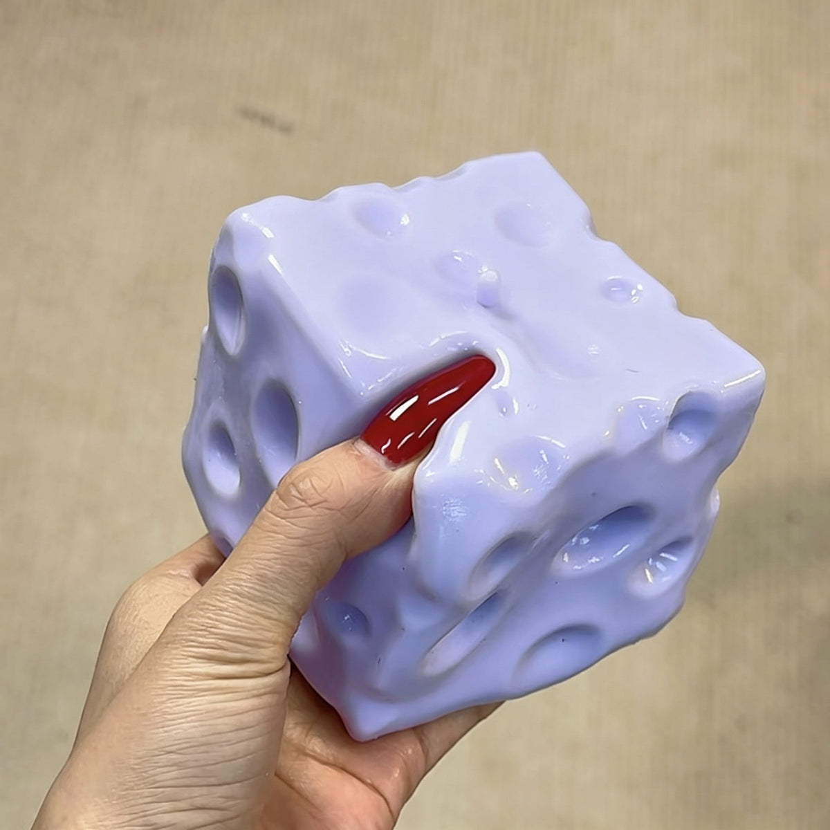 Jumbo Cheese Vaseline Stress Ball Squishy Stress Relief Fidget Toy