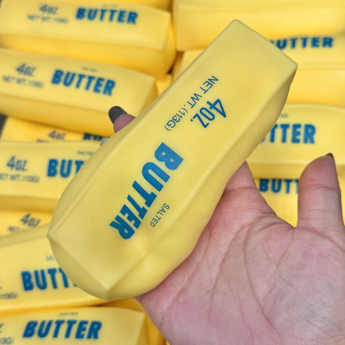 Crunchy Butter Stick Stress Ball Squishy Stress Relief Fidget Toy