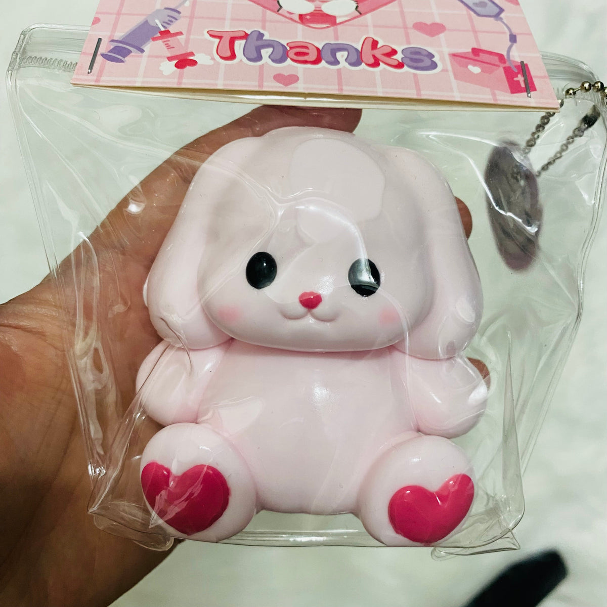 Handmade Silicone Rabbit Bunny Stress Relief Squishy Toy