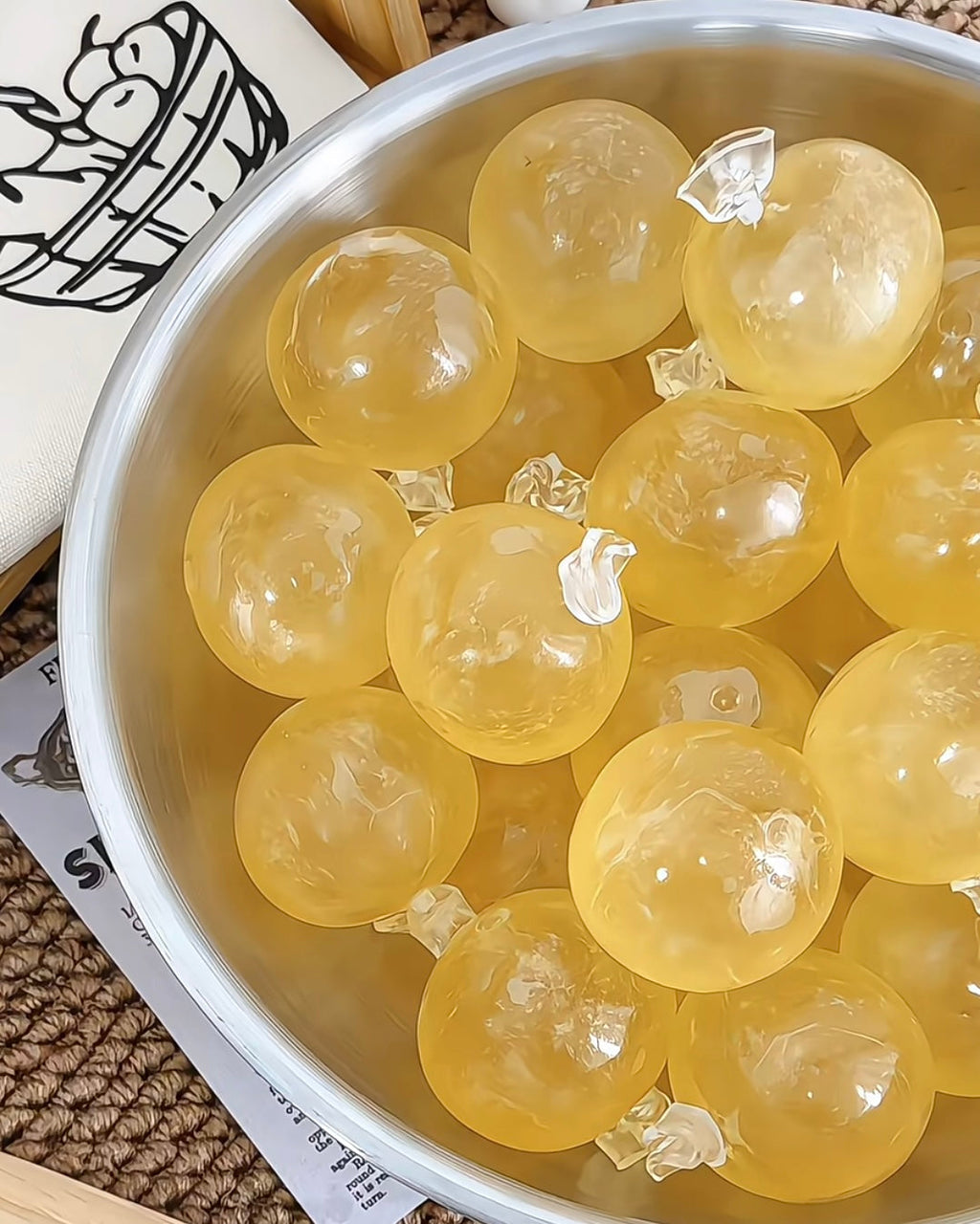 Stress Ball Coconuts Oil Squishy Stress Relief Decompression Toy