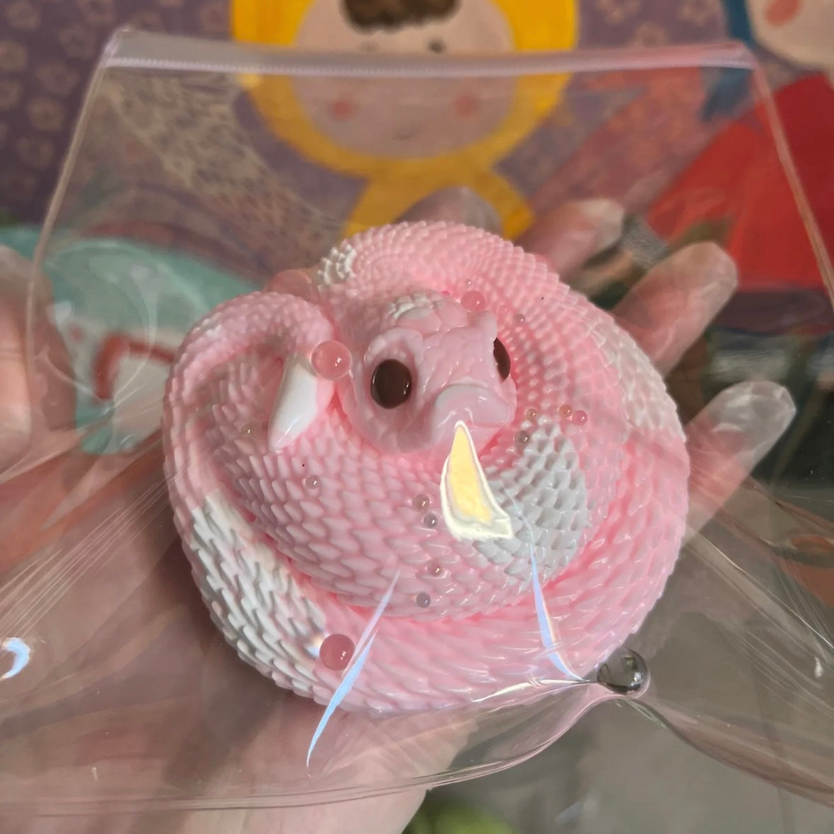 Handmade Circling Snake Taba Squishy Toy