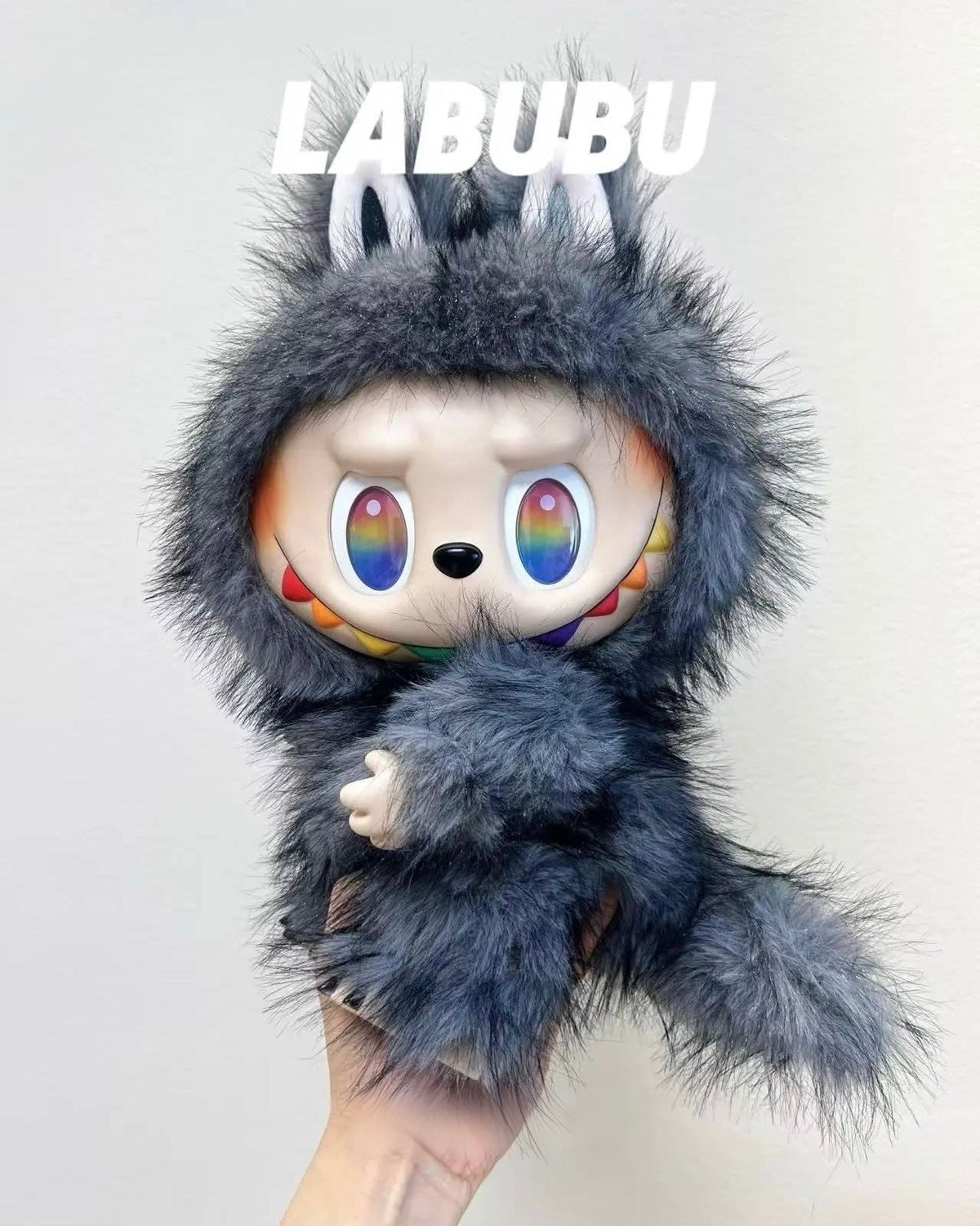 38cm Retrofit Labubu Plush Toy - Handmade Unique Labubu Custom Design