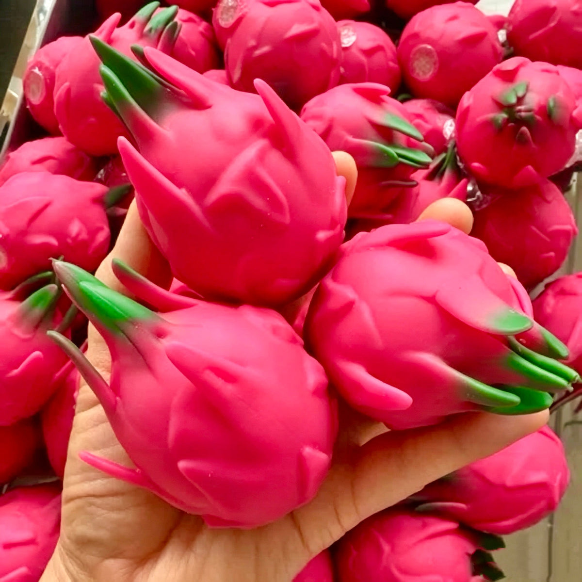 Crunchy Dragon Fruit Stress Ball Squishy Stress Relief Decompression Toy
