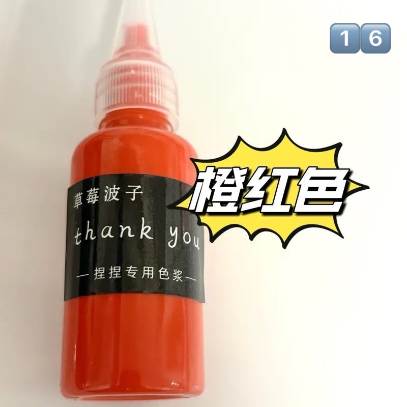 29 Colors Oil Based Silicone Color Dye Macaron Color Paste for Silicone Squishy-30g Each