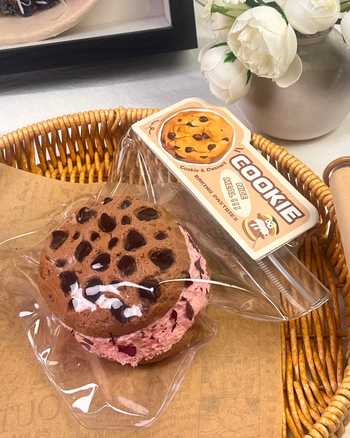 Cookie Squishy Stress Relief Decompression Toy