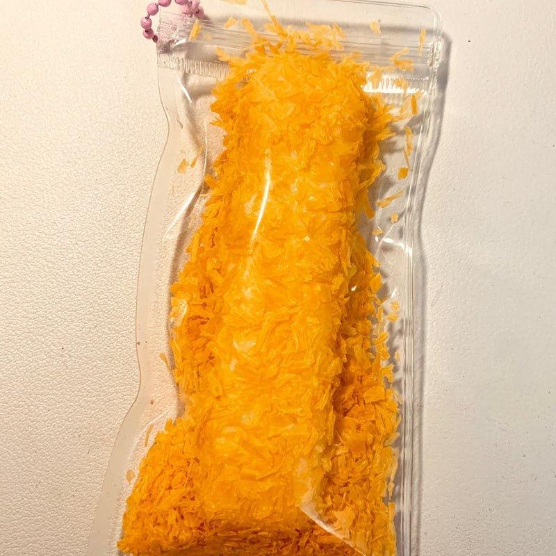 Fried Crispy Milk Rice Cake Strips Taba Squishy Toy