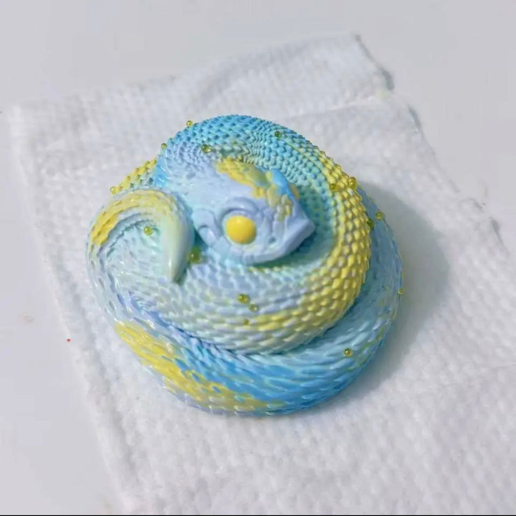 Handmade Circling Snake Taba Squishy Toy