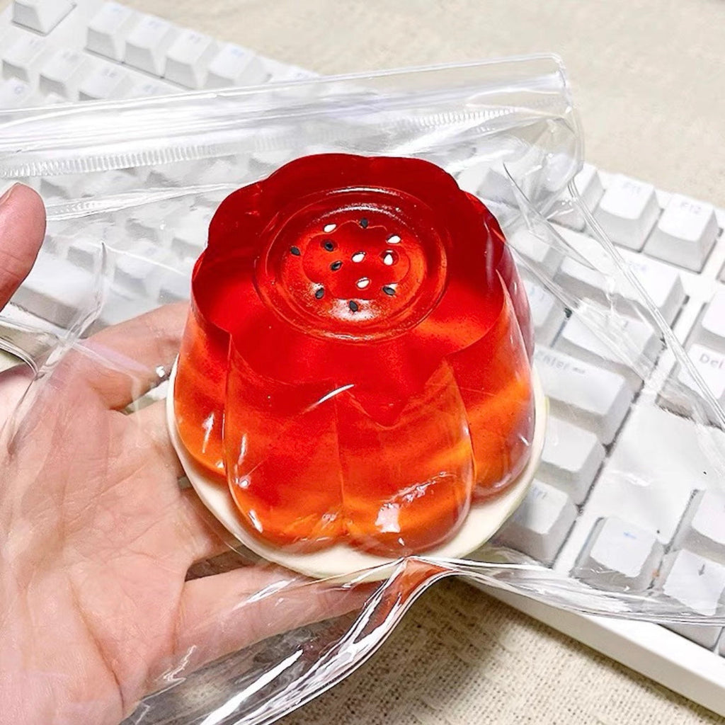 230g Transparent Watermelon Pudding Taba Squishy Toy
