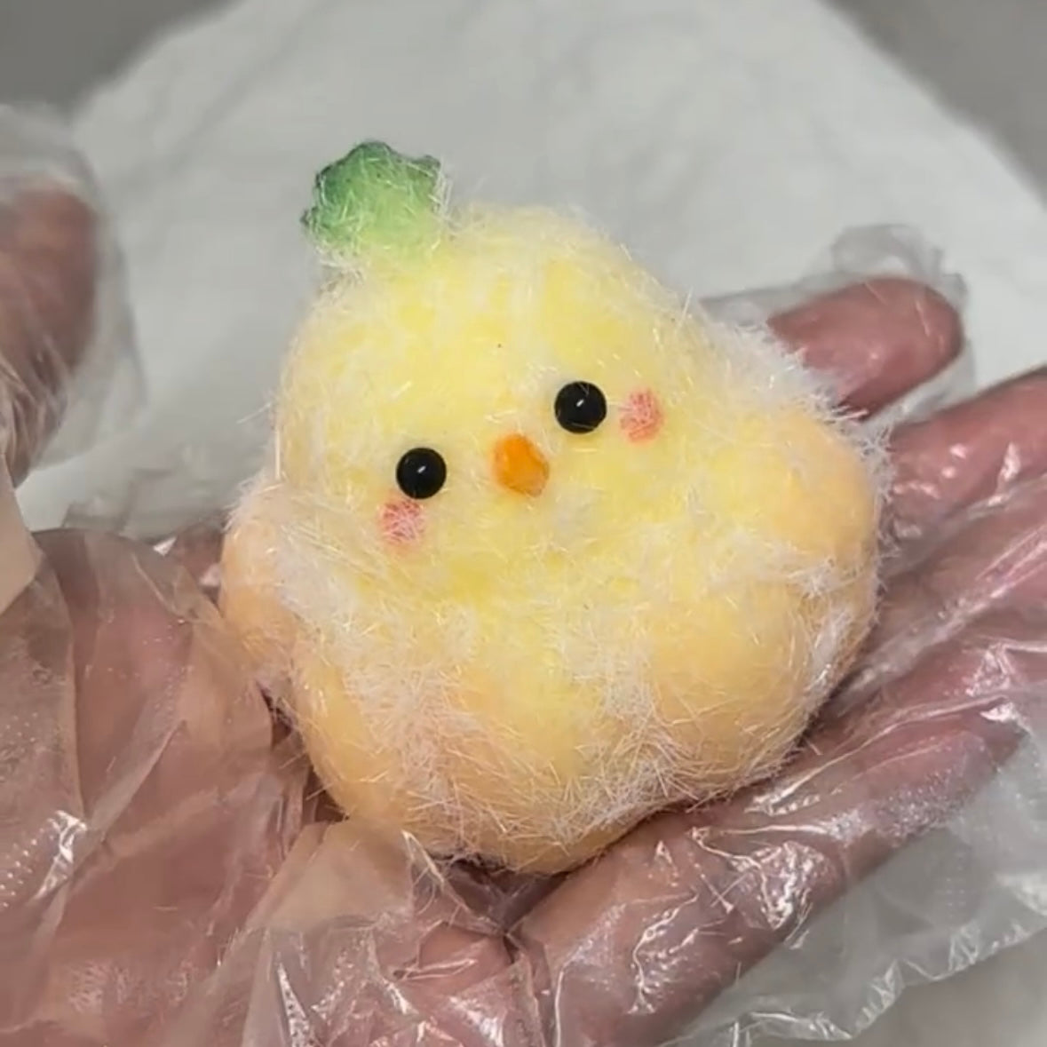 Garlic Chicks Chicken Taba Squishy Toy