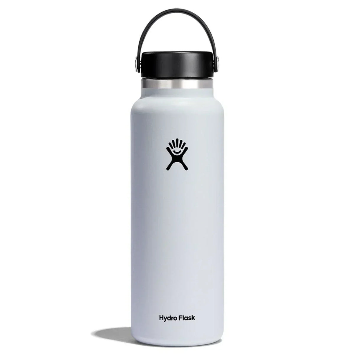Hydro Flask 40Oz Wide Mouth Flex Cap | White