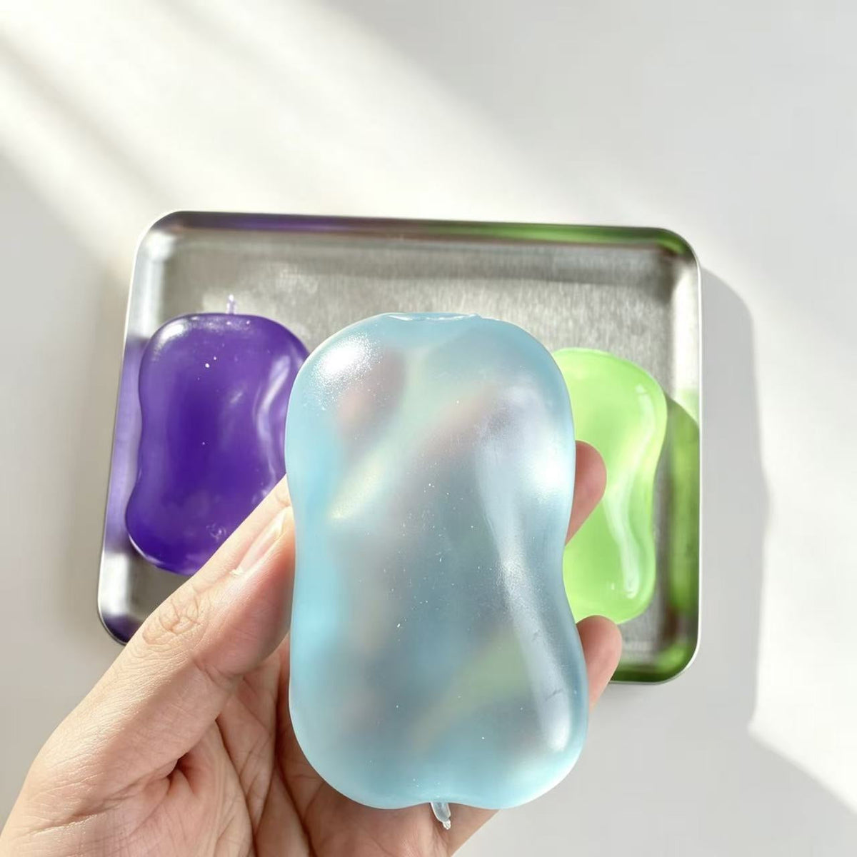 Crunchy Soap Shape Bead & Clay Base Handmade Stress Balls