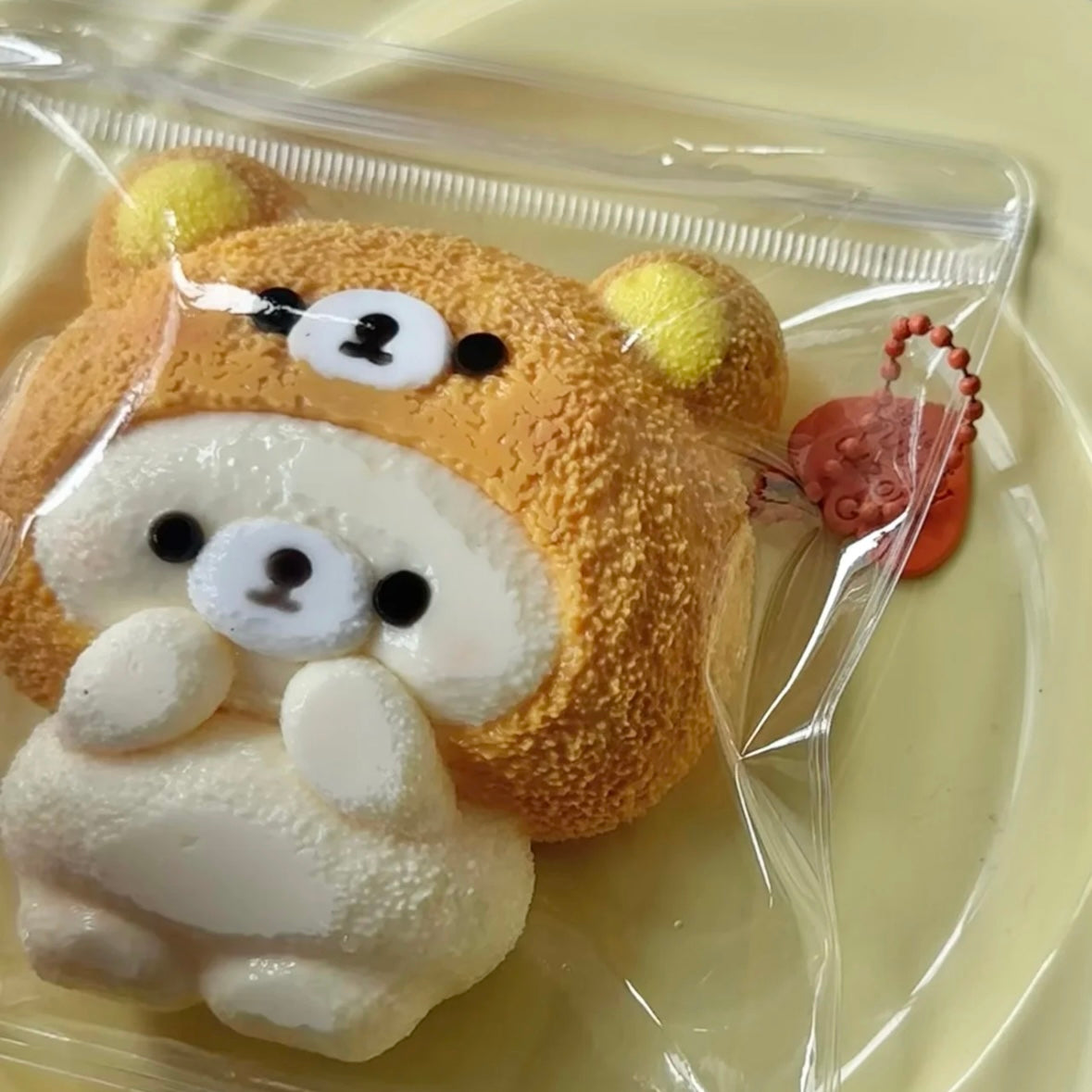 Handmade Hat Bear Taba Squishy Toy