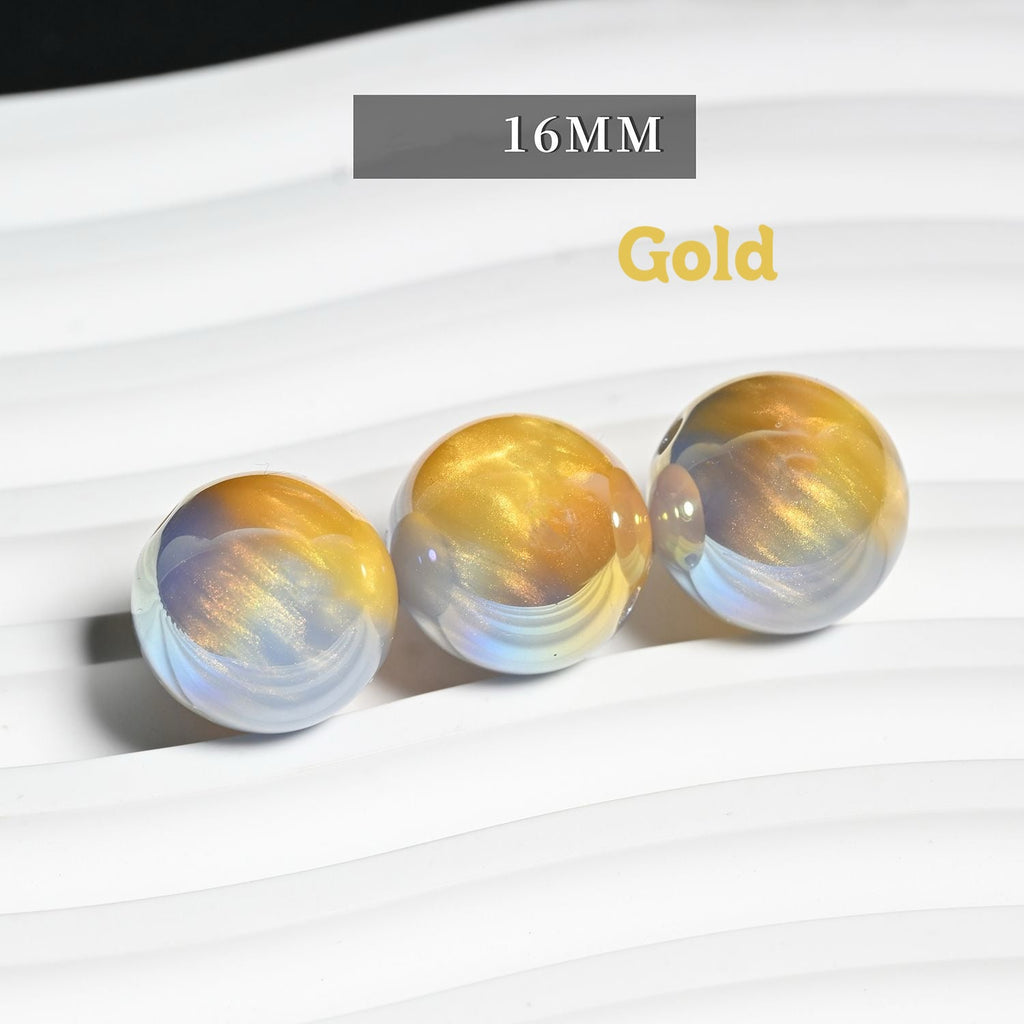 20 Cloud Round Beads for Handmade Crafts Bracelets Necklace Squishy Dolls Yarn Art