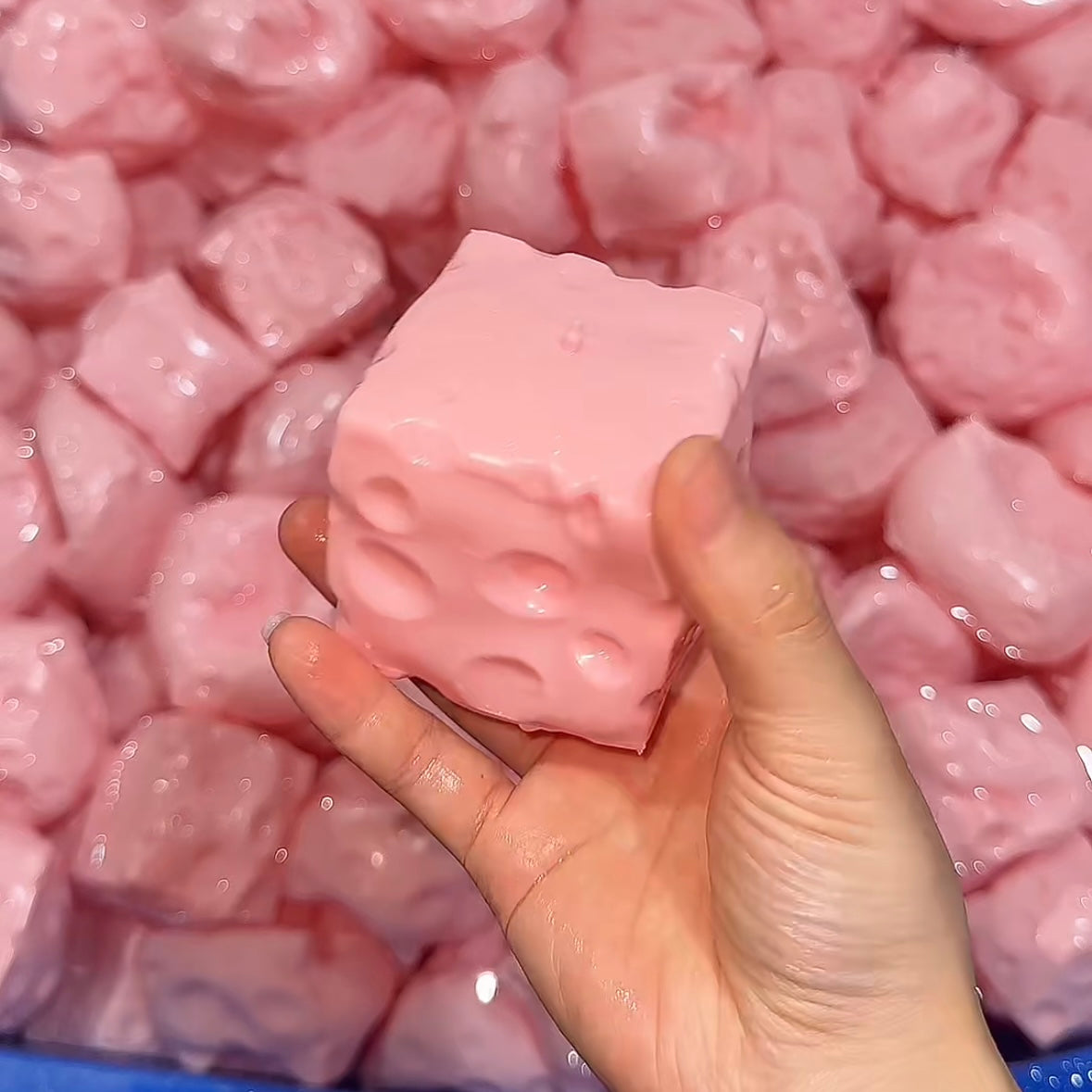 150g-200g Cheese Vaseline Base Stress Ball Squishy Stress Relief Decompression Toy
