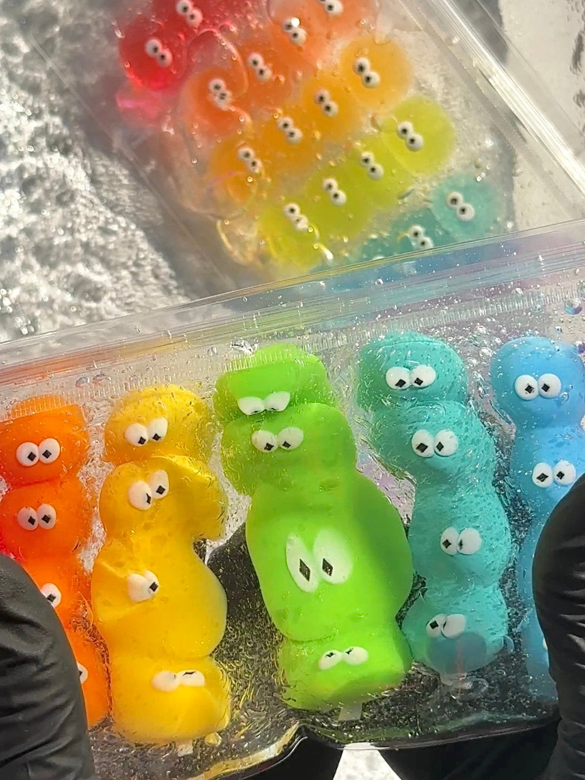 Tanghulu Squishy Bag with Slime Stress Relief Decompression Toy