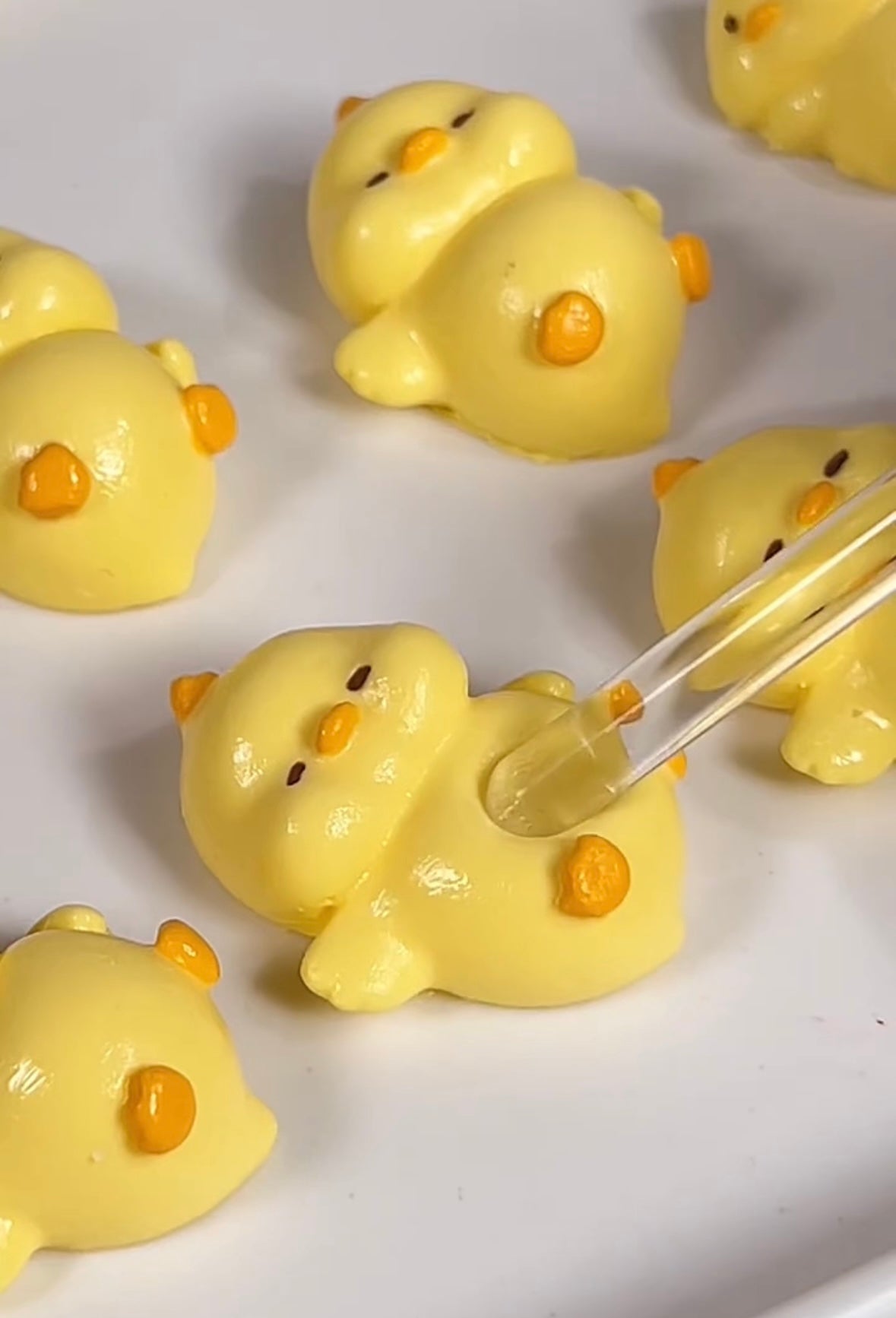 4pcs Mini Size Duck Taba Squishy Toy