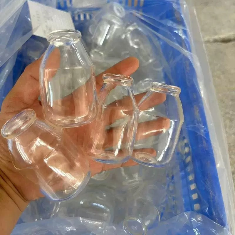 Glass Milk Bottle Stress Ball Skin w/ Plug