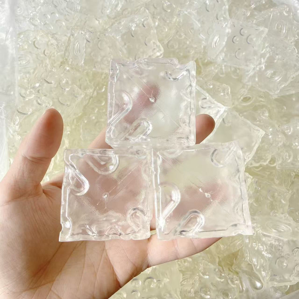 Cheese Cube Stress Ball Skin w/ Plug