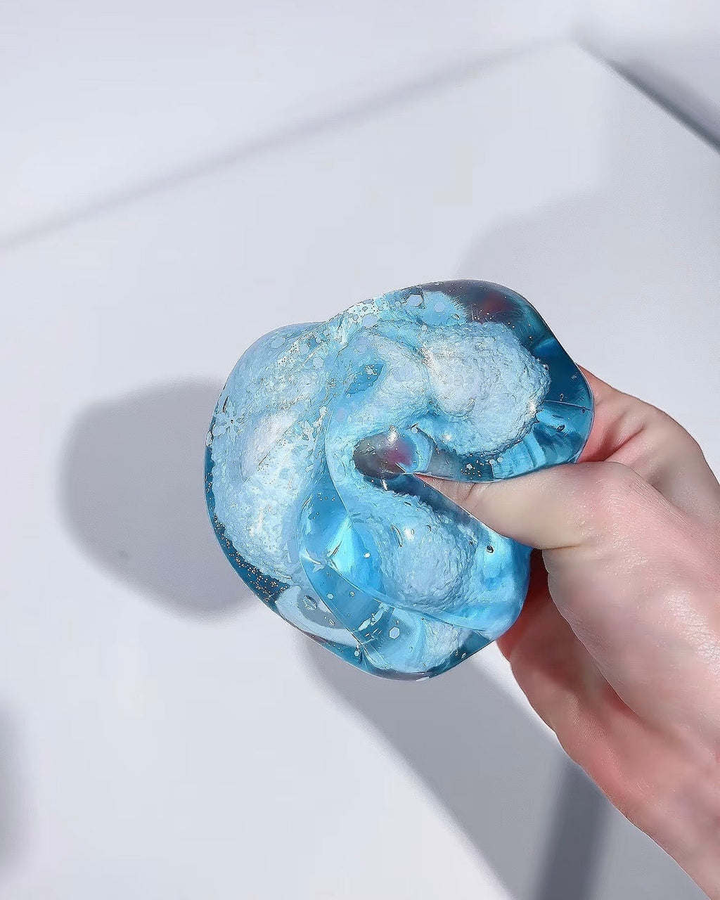 Maltose Snow Ball Stress Ball Squishy Stress Relief Decompression Toy