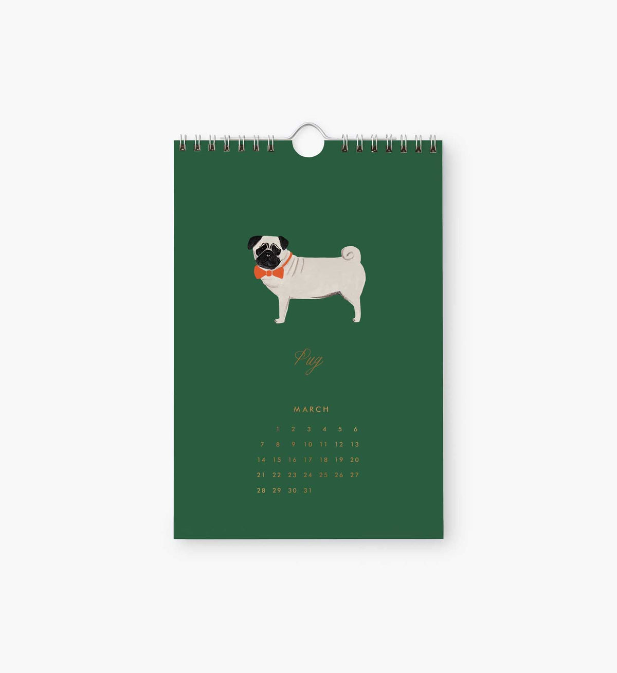 2027 Kitchen Calendar - Dog of the Month