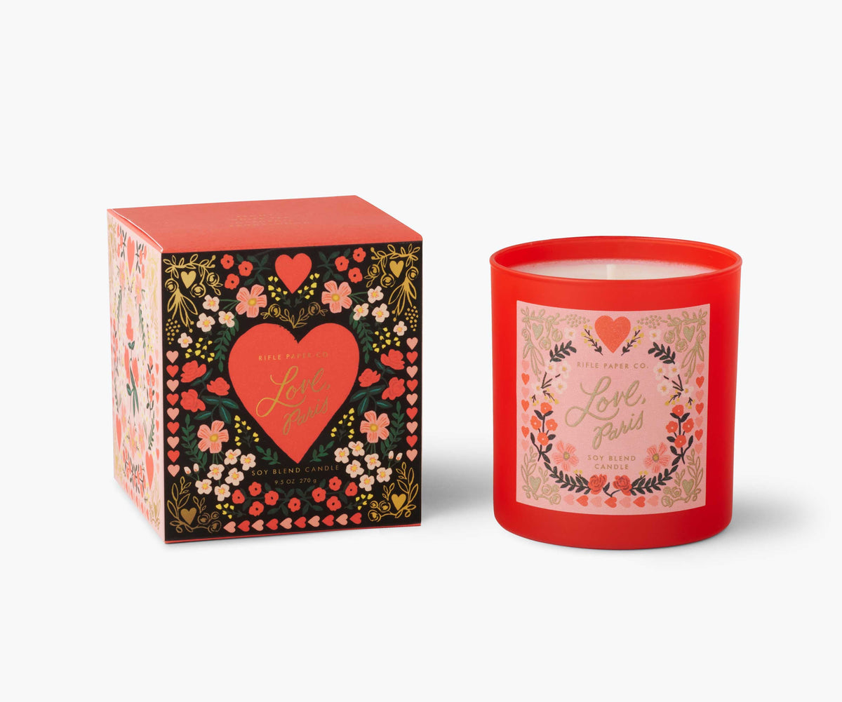 9.5 oz Candle - Love, Paris