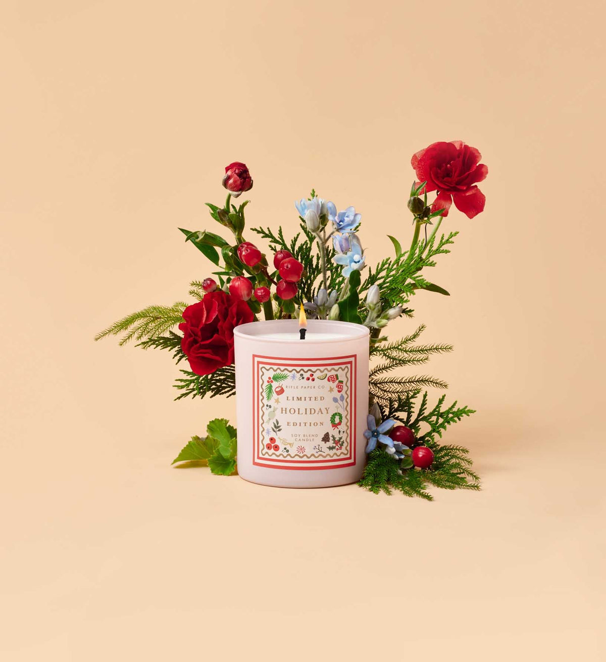 9.5 oz Candle - Holly Jolly Nutcracker