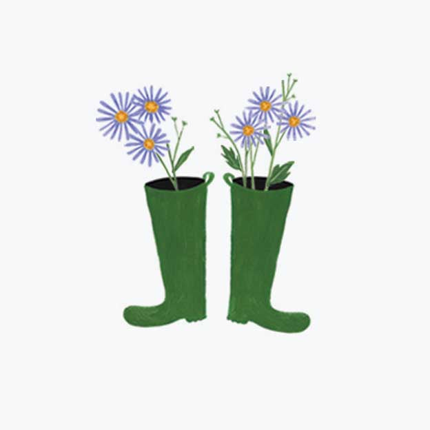 Activities Personalized Stationery  - Garden Boots