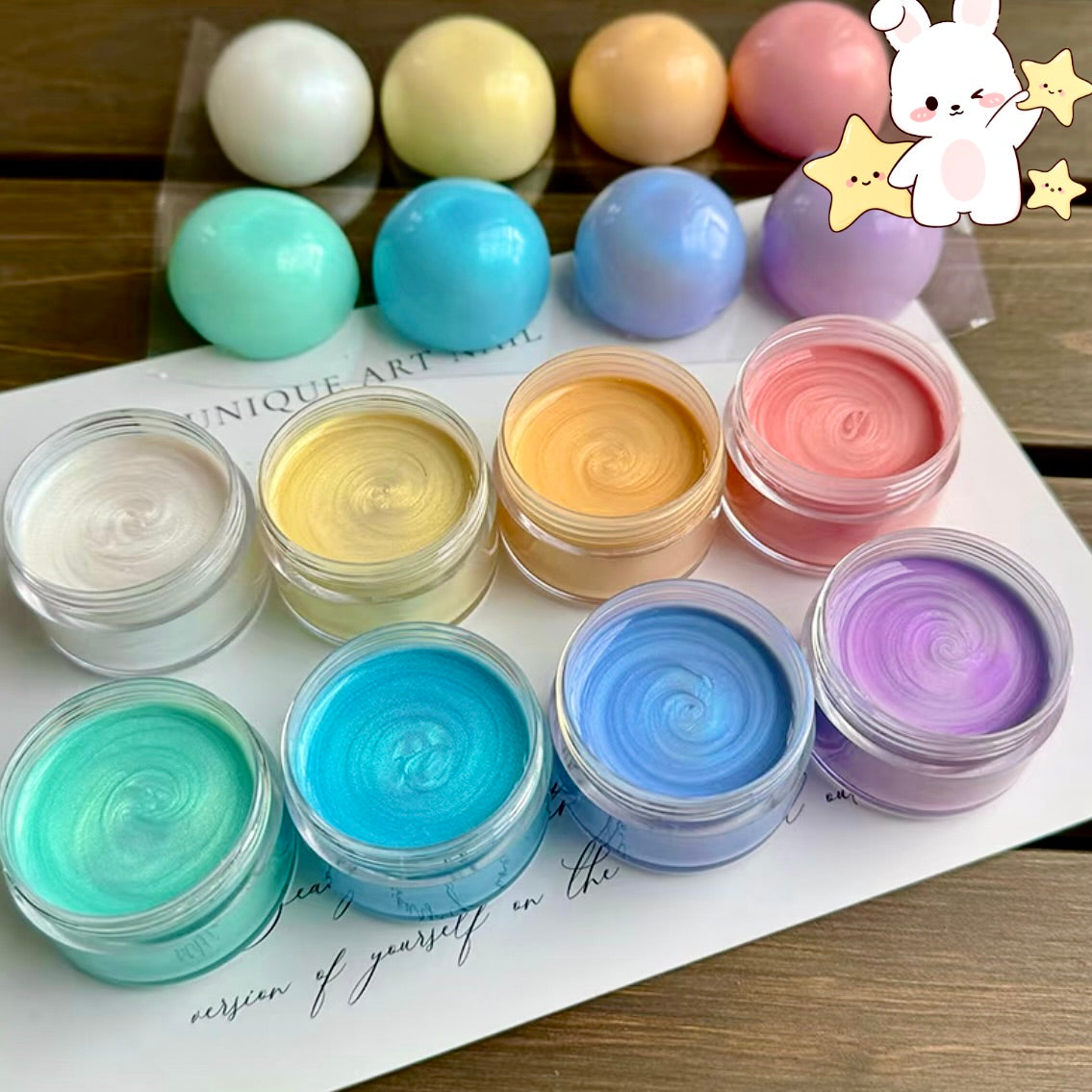 8 Colors Sparkling Squishy Silicone Glitter Color Dye for Squishy Silicone-20g Each