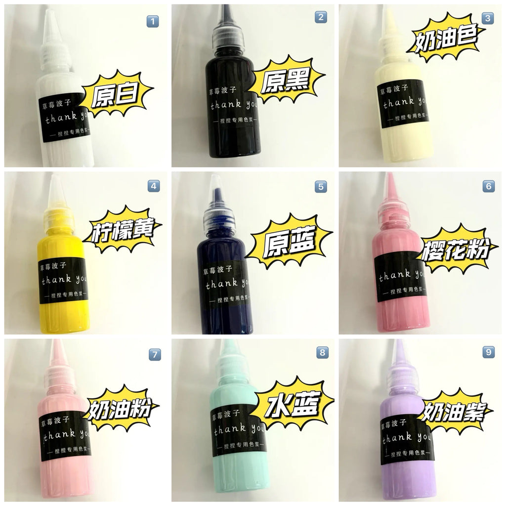 29 Colors Oil Based Silicone Color Dye Macaron Color Paste for Silicone Squishy-30g Each