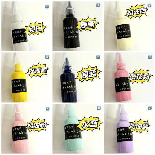 29 Colors Oil Based Silicone Color Dye Macaron Color Paste for Silicone Squishy-30g Each