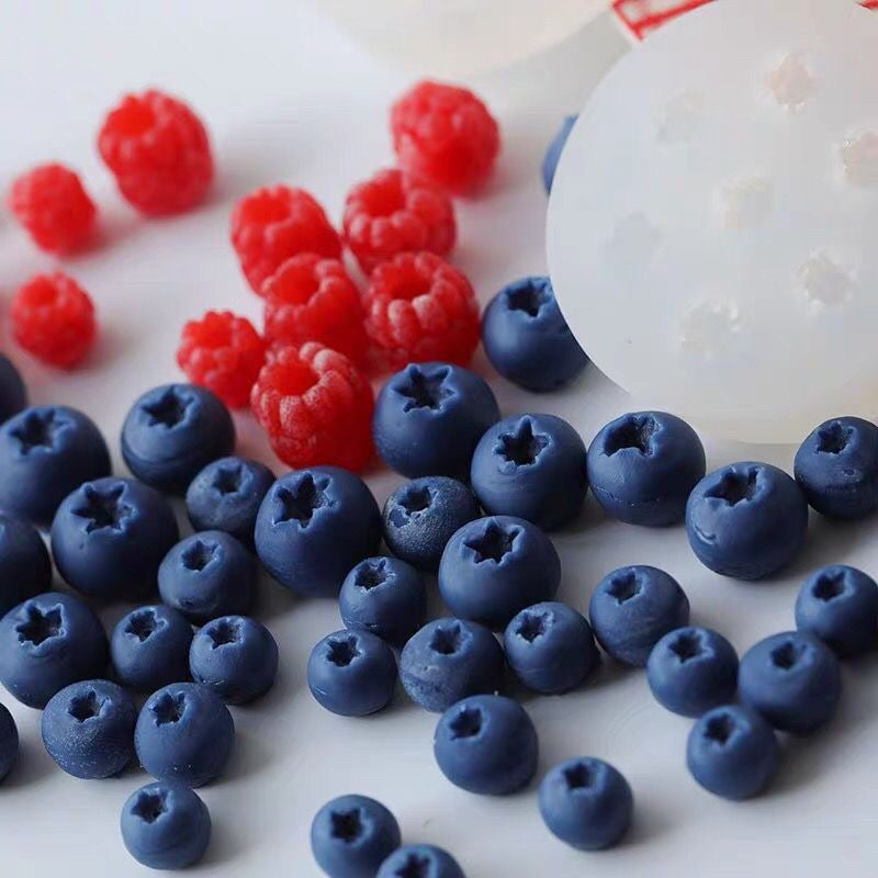Raspberry Blueberry Silicone Molds Set