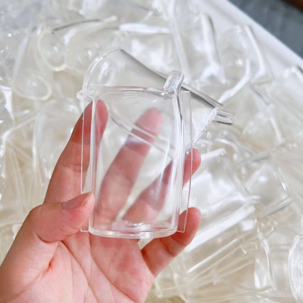 Straw Paper Container Stress Ball Skin w/ Plug