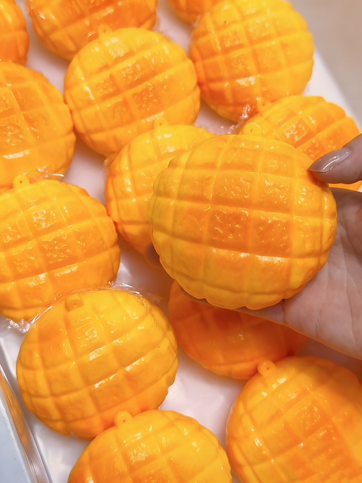 Stress Ball Melon Bread Squishy Stress Relief Decompression Toy