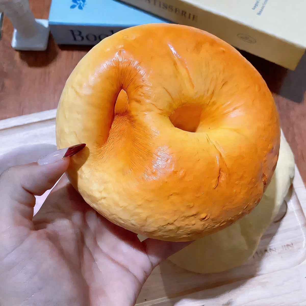 Bagel Slow Rising Squishy Stress Relief Decompression Toy
