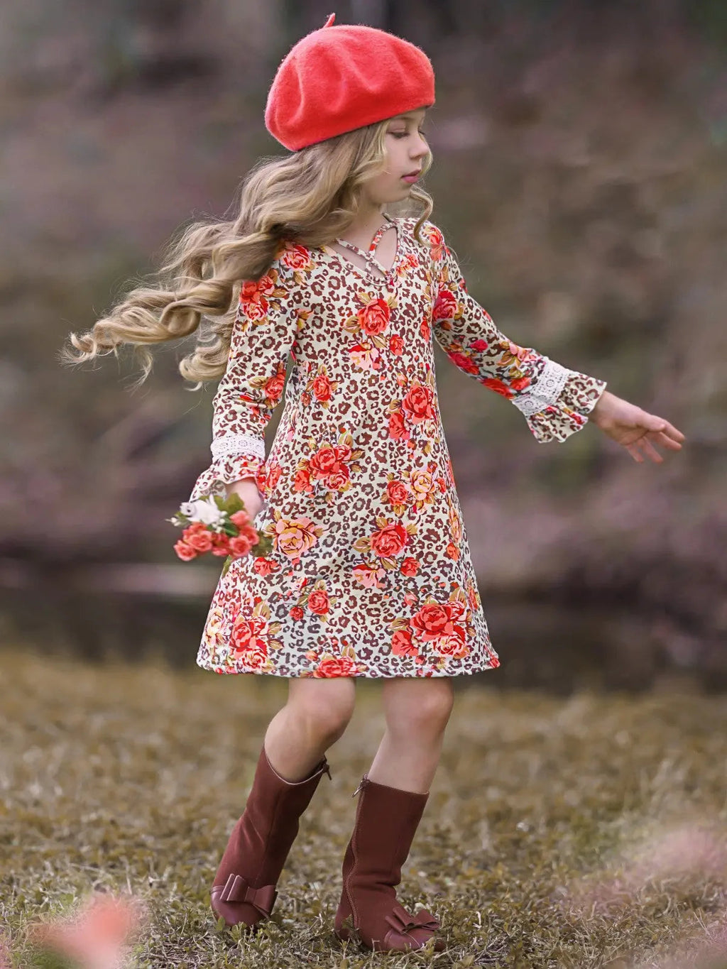Animal Print Cuteness A-Line Dress