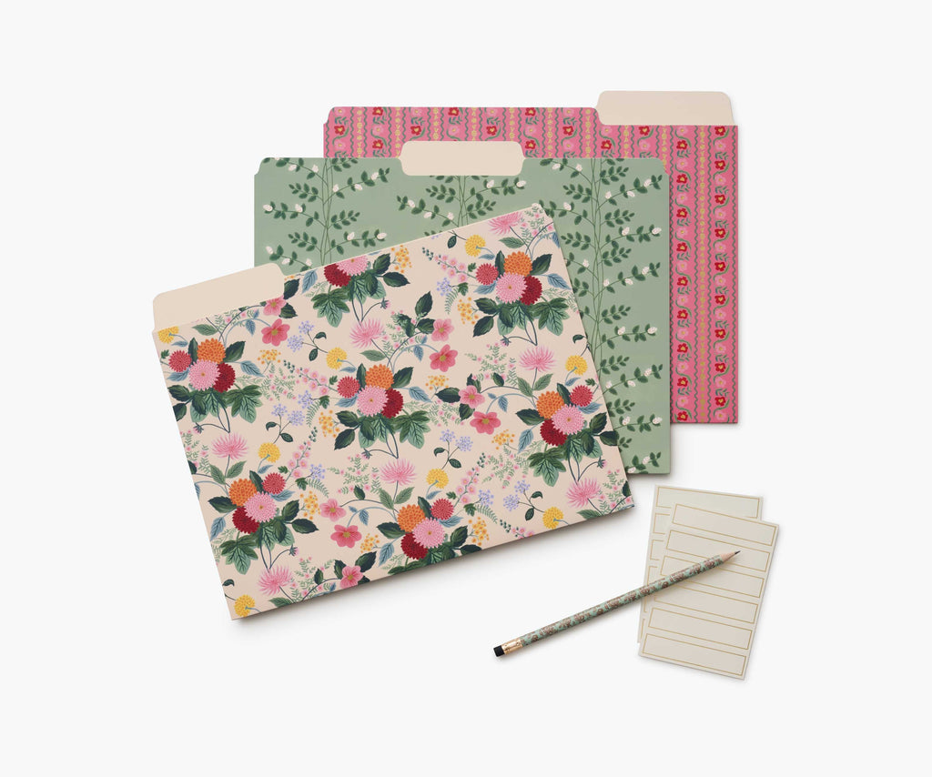 Assorted File Folders - Dahlia