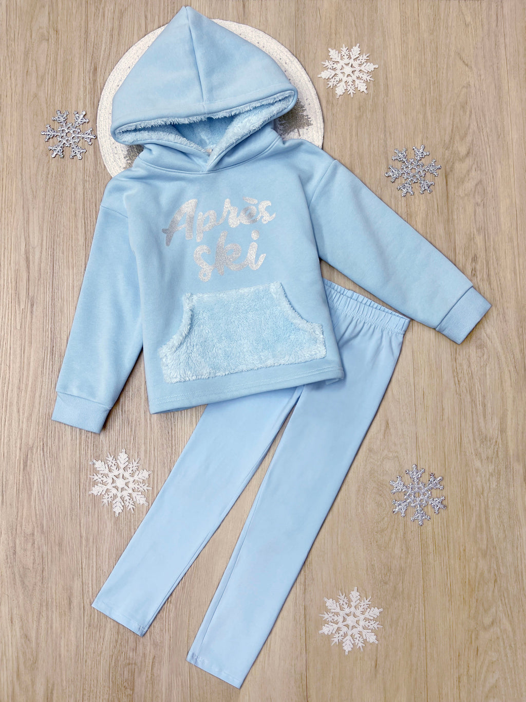 Après All Day Fur Trim Hoodie and Legging Set
