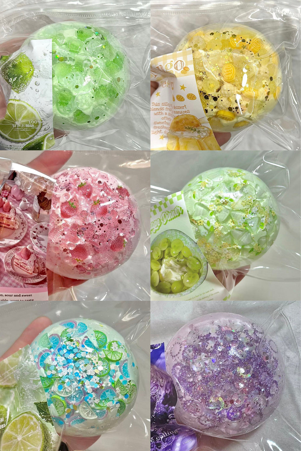 Crunchy Floral Stress Ball Squishy Toy